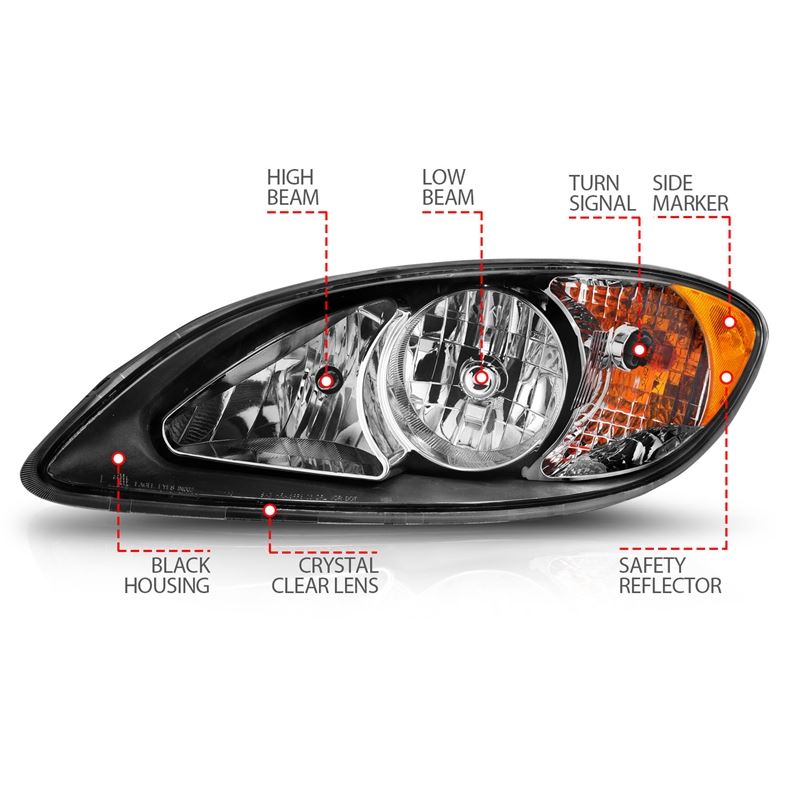 ANZO USA Commercial Truck Headlight (131032)