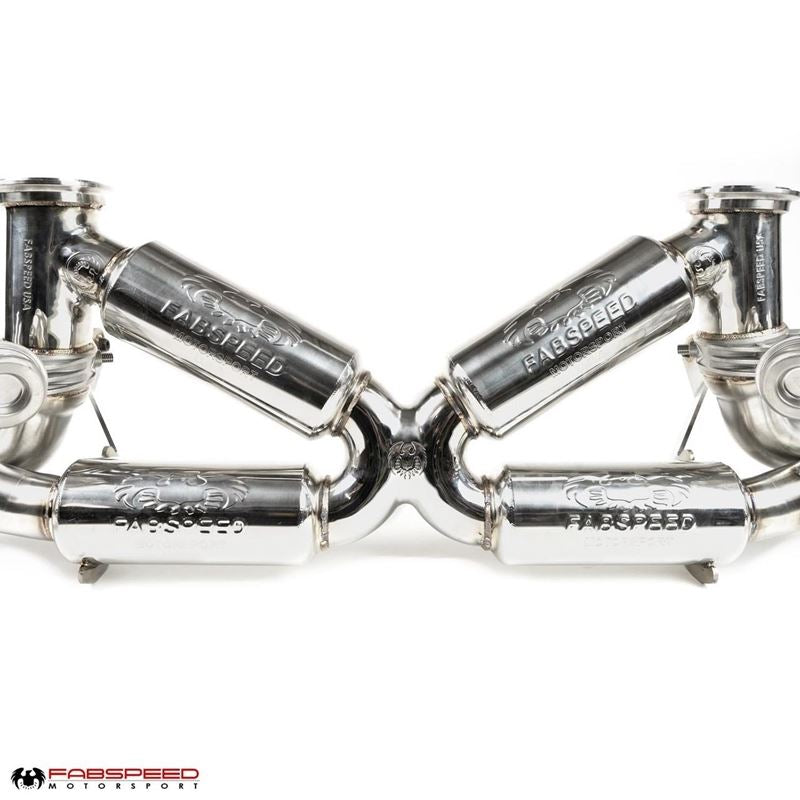 Fabspeed R8 V10 (16 -19) Valvetronic Supersport X-Pipe Exhaust System (FS.AUD.R817V10.VLV)