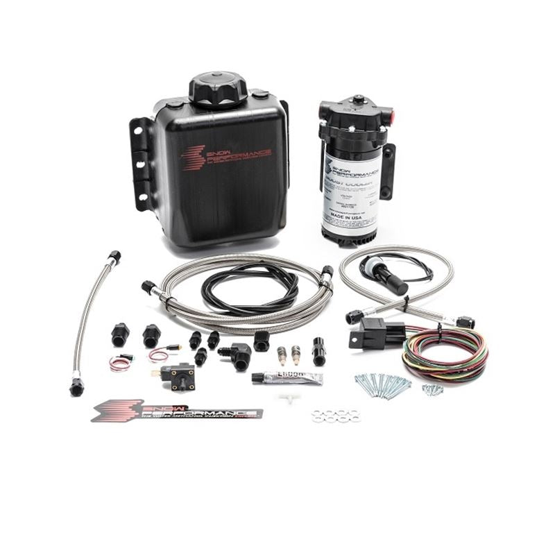 Snow Performance Stg 1 Boost Cooler F/I Water Injection Kit (Incl. SS Braided Line and 4AN Fittings) (SNO-201-BRD)