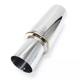 Blox Racing 76.2mm N1 Muffler, with Straight Tip (BXEX-00110)