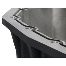 Load image into Gallery viewer, aFe Pro Series Engine Oil Pan Black w/ Machined Fins (46-70322)