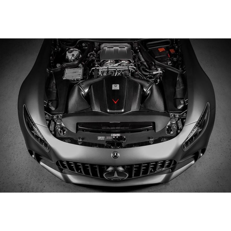 Eventuri Mercedes C190 R190 AMG GT Black Carbon Intake + Engine Cover - GLOSS  (EVE-AMGGT-CF-INT)