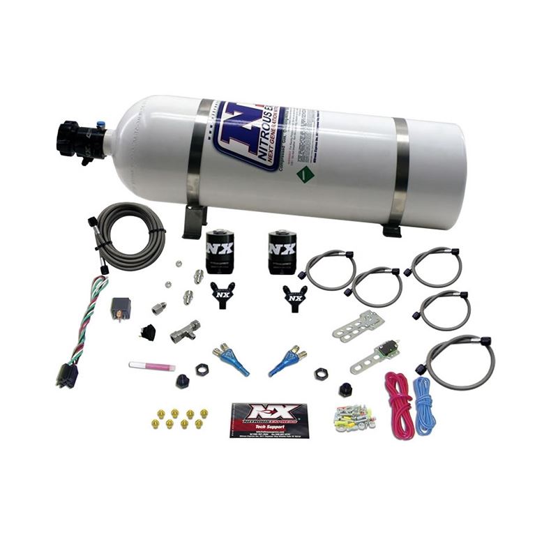 Nitrous Express GM TBI Nitrous Kit (50-125HP) w/15lb Bottle (20218-15)