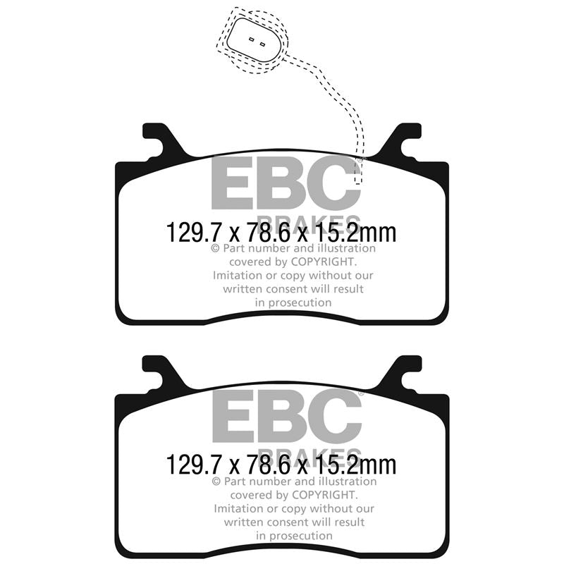 EBC Greenstuff 2000 Series Sport Brake Pads (DP22325)