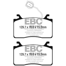 Load image into Gallery viewer, EBC Greenstuff 2000 Series Sport Brake Pads (DP22325)