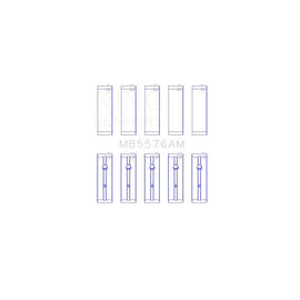 King Engine Bearings Main Bearing Set (MB5576AM0.5)