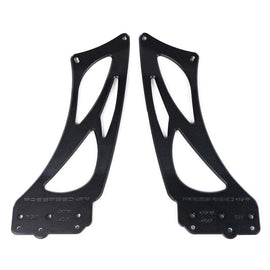 Fabspeed 981/718 Cayman GT4 Monoblock Wing Risers (15+) (FS.POR.GT4.MWR.CB)