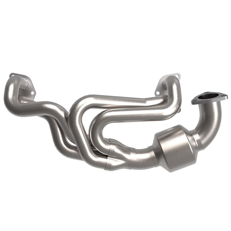 aFe Twisted Steel 304 Stainless Steel Header w/ Cat 13-19 Subaru Outback H4-2.4L (48-36804-HC)