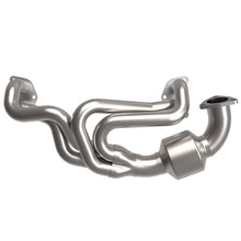 Load image into Gallery viewer, aFe Twisted Steel 304 Stainless Steel Header w/ Cat 13-19 Subaru Outback H4-2.4L (48-36804-HC)