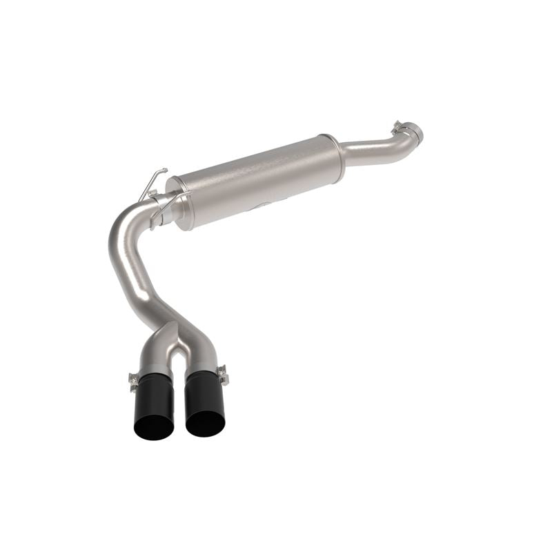 aFe Rebel Series 3-1/2 IN Stainless Steel Cat-Back Exhaust System w/ Black Tip for 2019-2021 Ram 2500(49-42082-B)