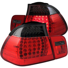 Load image into Gallery viewer, ANZO USA 2002-2005 BMW 3 Series E46 LED Taillights Red/Smoke (321123)