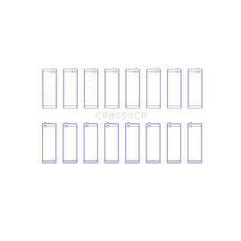 King Engine Bearings Connecting Rod Bearing Set for 2009-2016 GMC Savana 4500 (CR8059CP0.5)