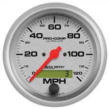 Load image into Gallery viewer, AutoMeter Ultra-Lite 3-3/8in 120mph Electrical Speedometer (4487)