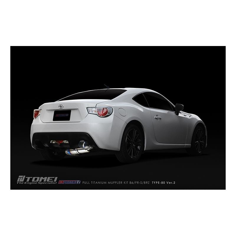 TOMEI FULL TITANIUM MUFFLER KIT EXPREM Ti GR86/BRZ TYPE-80 Ver.2 (TB6090-SB05A)