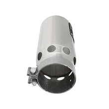 Load image into Gallery viewer, aFe SATURN 4S 304 Stainless Steel Intercooled Clamp-on Exhaust Tip Polished (49T40501-P122)