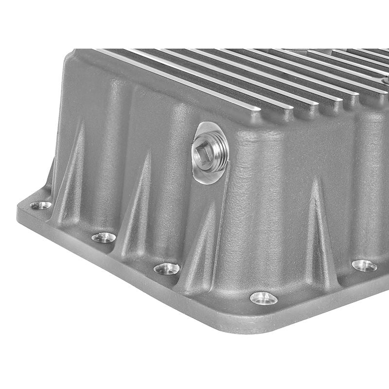 aFe Street Series Engine Oil Pan Raw w/ Machined Fins (46-70320)