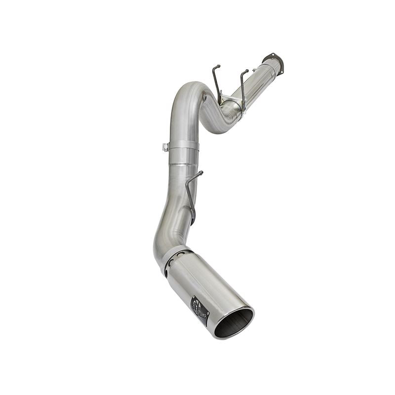 aFe ATLAS 5 IN Aluminized Steel DPF-Back Exhaust System w/Polished Tip (49-03090-P)