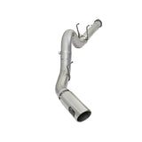 aFe ATLAS 5 IN Aluminized Steel DPF-Back Exhaust System w/Polished Tip (49-03090-P)