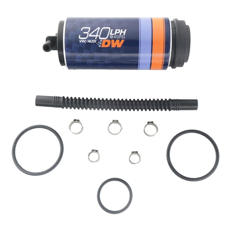 Deatschwerks DW340V Series 340lph In-Tank Fuel Pump w/ Install Kit For VW and Audi 1.8T FWD (9-355-1025)