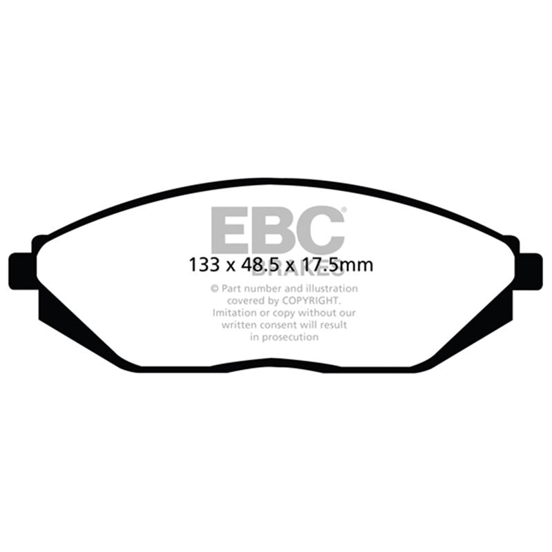 EBC Greenstuff 2000 Series Sport Brake Pads (DP22097)