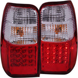 ANZO USA 2001-2002 Toyota 4 Runner LED Taillights Red/Clear (311070)