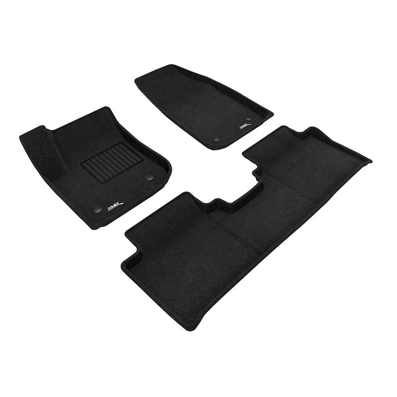 3D Maxpider ELEGANT Floor Mat, BLACK, 1ST ROW/2ND ROW (L1BC02404709)