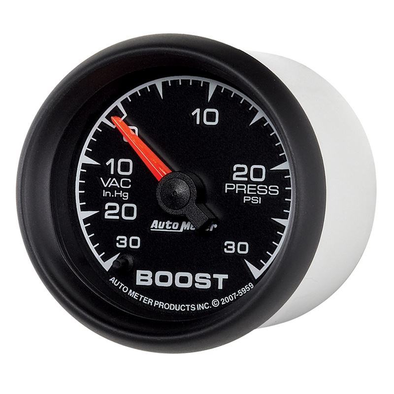 AutoMeter ES 52mm Full Sweep Electronic 30 In Hg-Vac/30 PSI Vacuum/Boost Gauge (5959)