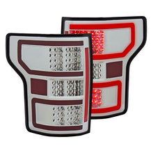 Load image into Gallery viewer, ANZO USA 18-19 Ford F-150 LED Taillights Chrome (321340)