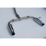 Invidia 70mm N1 Cat Back Exhaust - Burnt TI Tips for 2022+ Honda Civic Si (1.5T) (HS22HS4GD1STL)