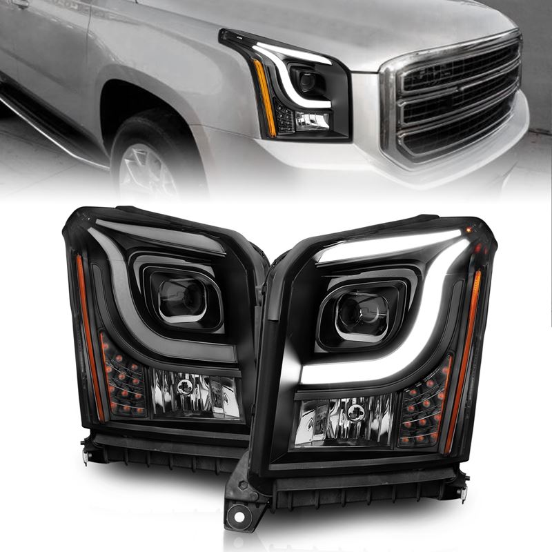 ANZO USA Projector Headlight Set for 2015-2017 GMC Yukon (111535)