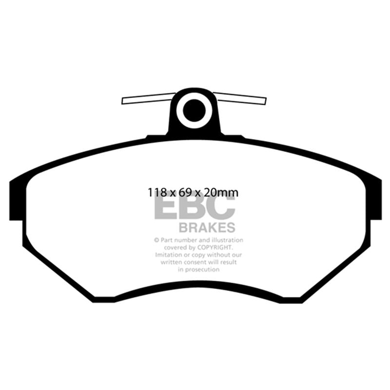 EBC Greenstuff 2000 Series Sport Brake Pads (DP21113)