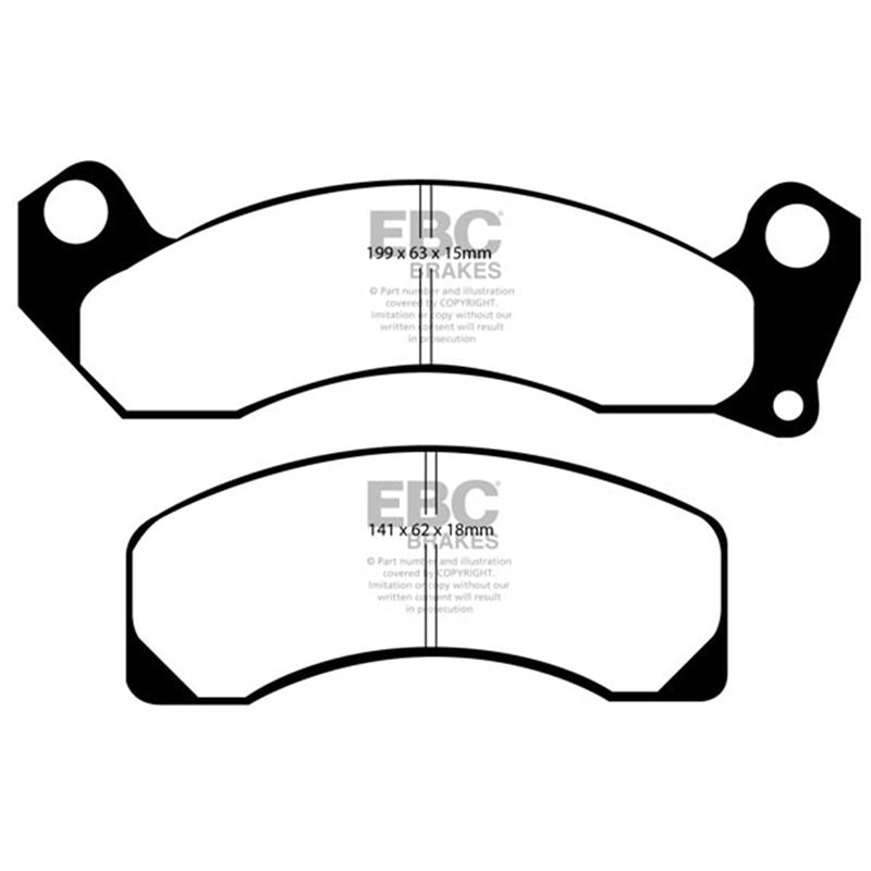 EBC Yellowstuff Street And Track Brake Pads (DP41166R)