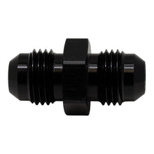 Load image into Gallery viewer, DeatschWerks 6AN Male Flare to 6AN Male Flare Coupler - Anodized Matte Black(6-02-0202-B)