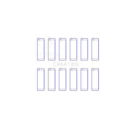 King Engine Bearings Connecting Rod Bearing Set for 1978-1979 Chevrolet Malibu (CR6618SI 020)