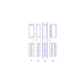 King Engine Bearings Main Bearing Set for 1980-1984 Pontiac Phoenix (MB 427AM)