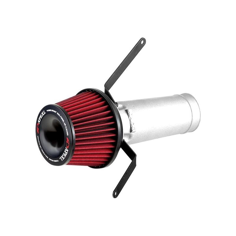 APEXiÂ® Power Metal Polished Short Ram Air Intake System with Red Filter (507-T003)