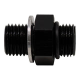 DeatschWerks 8AN ORB Male to M18 X 1.5 Metric Male (Incl O-Ring and Washer) - Anodized Matte Black(6-02-0612-B)