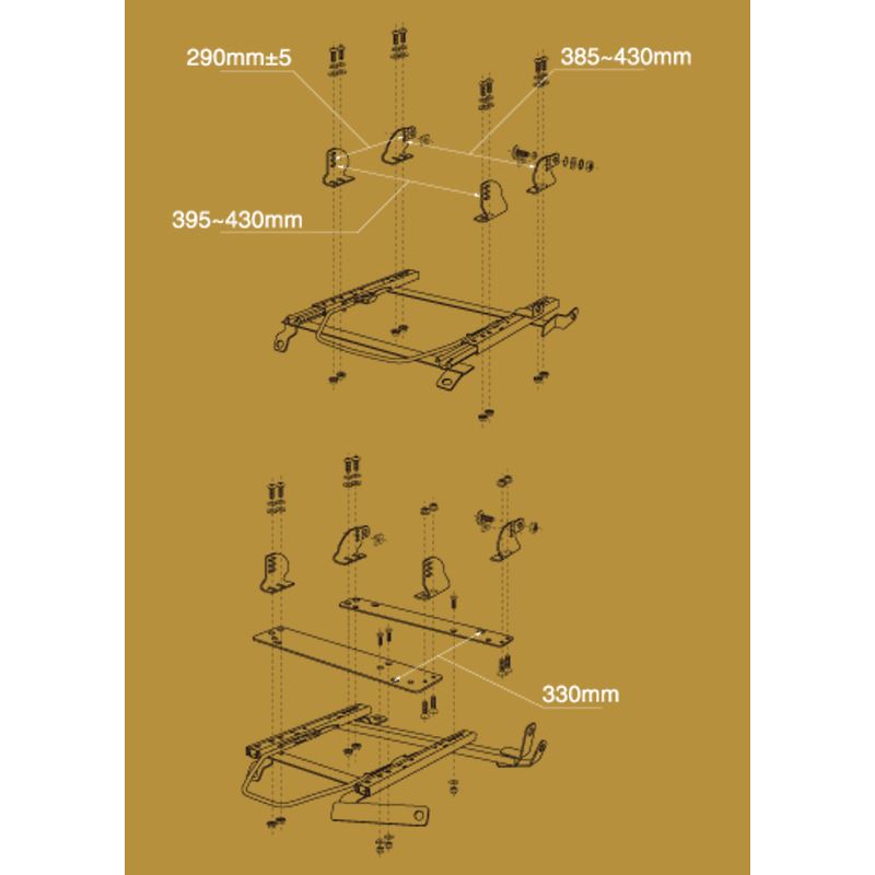 Bride Import Side Stay for MO & RO (A35NPO)