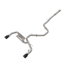 Load image into Gallery viewer, Takeda 3 IN 304 Stainless Steel Cat-Back Exhaust w/ Black Tips (49-37028-B)