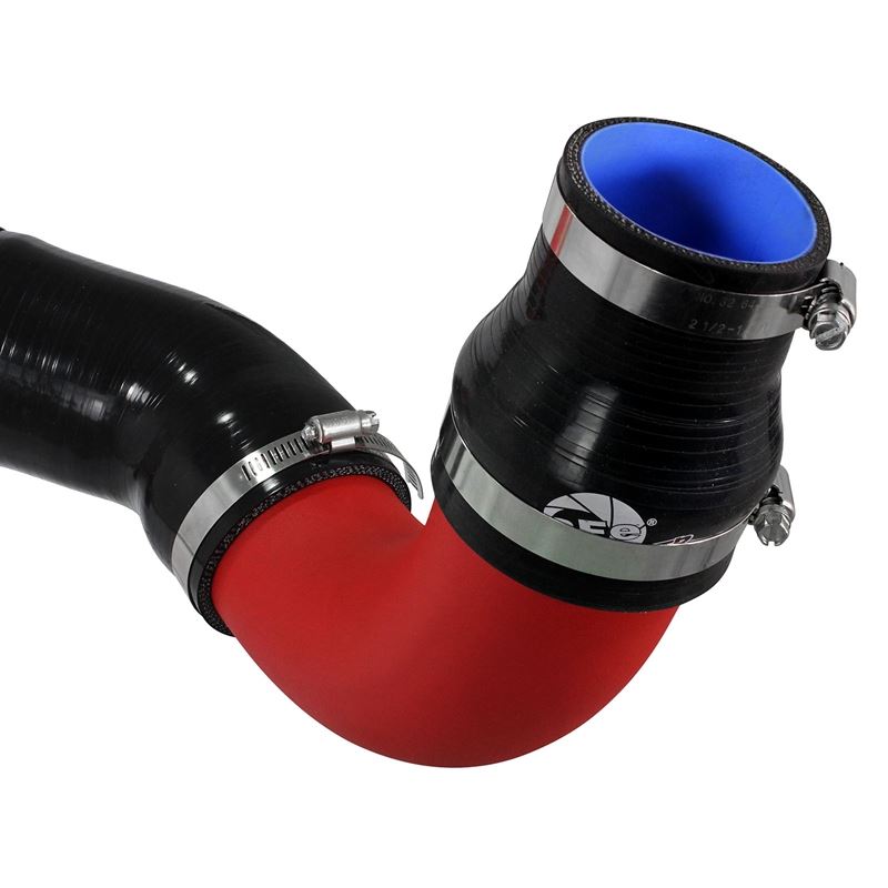 aFe BladeRunner 3 IN Aluminum Cold Charge Pipe Red (46-20179-R)