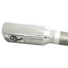 Load image into Gallery viewer, aFe Large Bore-HD 3 IN 409 Stainless Steel DPF-Back Exhaust System w/Polished Tip (49-42045-P)