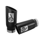 aFe MACH Force-Xp 409 Stainless Steel Clamp-on Exhaust Tip Black (49T40506-B12)