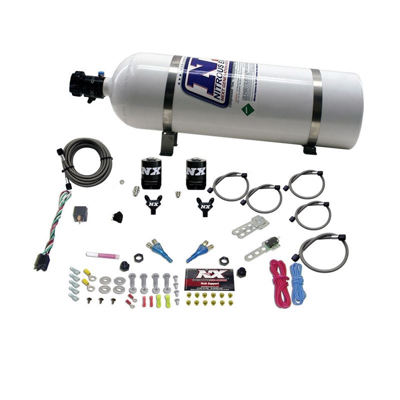 Nitrous Express BMW EFI All Dual Nozzle Nitrous Kit (50-300 HP) w/15lb Bottle (20816-15)