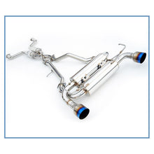 Load image into Gallery viewer, Invidia 02-08 Nissan 350z Gemini Single Layer Titanium Tip Cat-back Exhaust (HS02N3ZGIT)