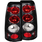 ANZO USA 1999-2002 Chevrolet Silverado 1500 Taillights Black (211025)