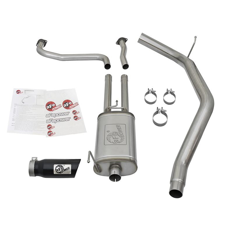 aFe MACH Force-Xp 2-1/2" Cat-Back Exhaust System w/ Black Tip (49-46125-B)