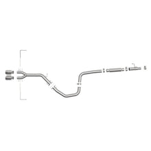 Load image into Gallery viewer, Takeda 3 IN to 2-1/2 IN 304 Stainless Steel Cat-Back Exhaust w/ Polished Tip (49-37011-P)