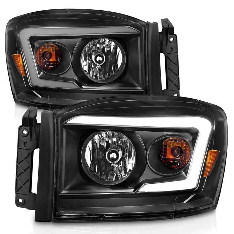 ANZO USA Crystal Headlight Set for 2006-2009 Dodge Ram 1500 (111524)