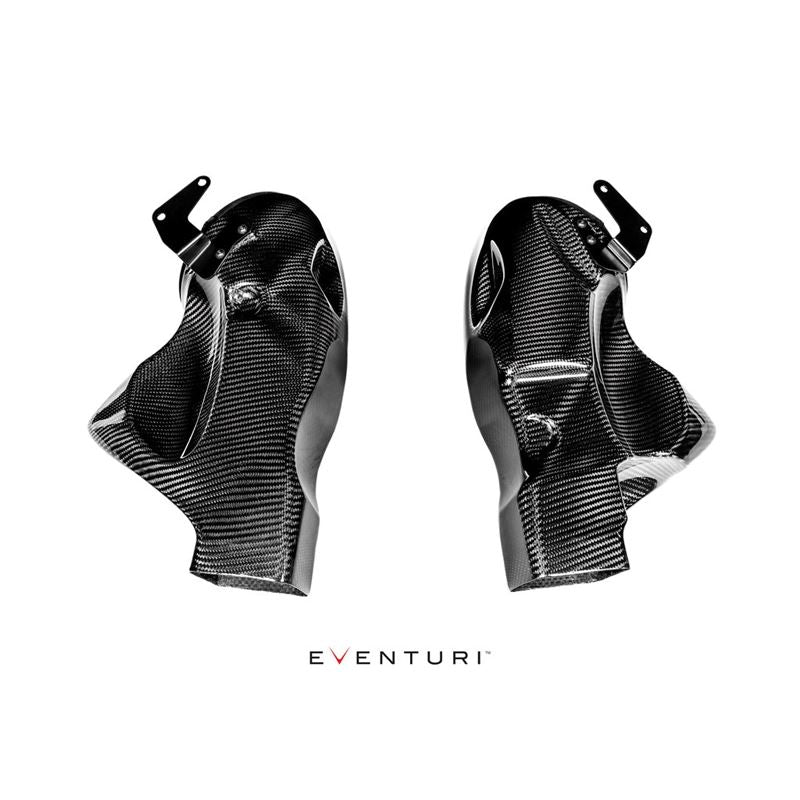 Eventuri Mercedes C190 R190 AMG GT Black Carbon Intake + Engine Cover - GLOSS  (EVE-AMGGT-CF-INT)