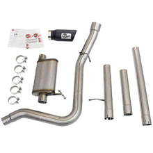 Load image into Gallery viewer, aFe MACH Force-Xp 3 IN to 3-1/2 IN 409 Stainless Steel Cat-Back Exhaust w/ Black Tip (49-43076-B)